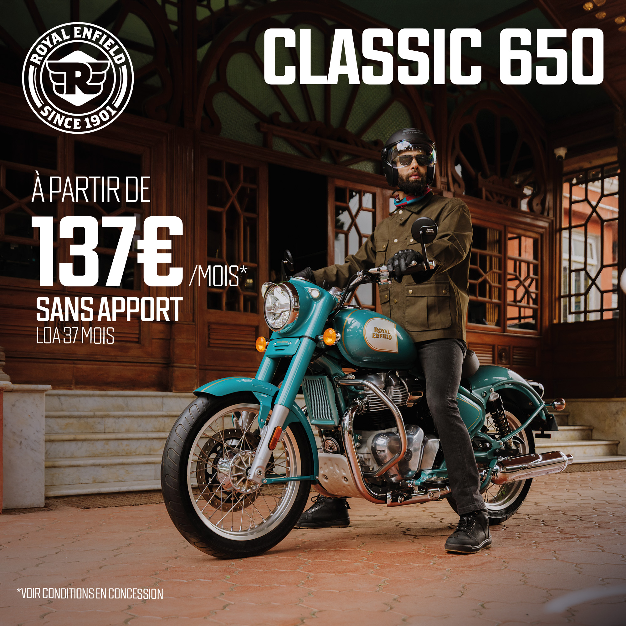 Royal Enfield Classic 650 à partir de 137 €/mois*